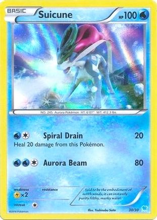 Suicune (30 - Holo) 30 - XY Trainer Kit Pikachu Libre & Suicune Holofoil