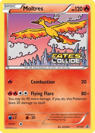 Moltres (Prerelease) XY127 - XY Promos Holofoil - Promo