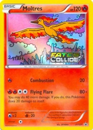 Moltres (Prerelease) [Staff] (XY127) - XY Promos Holofoil - Promo