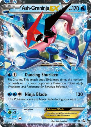 Ash-Greninja-EX XY133/211 - XY Black Star Promos Holofoil