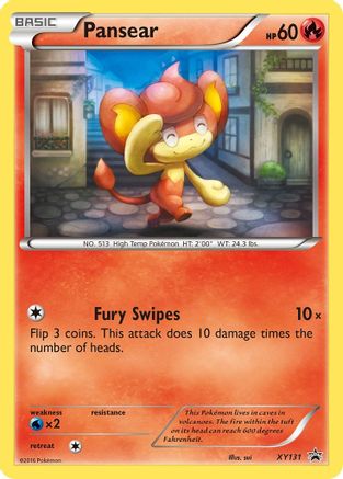 Pansear XY131 - XY Promos Holofoil - Promo