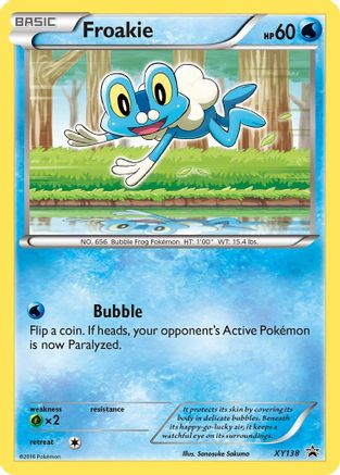 Froakie XY138/211 - XY Black Star Promos Holofoil