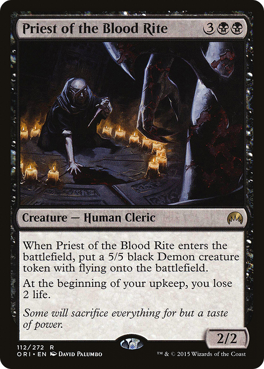 Priest of the Blood Rite (ORI-112) - Magic Origins Foil