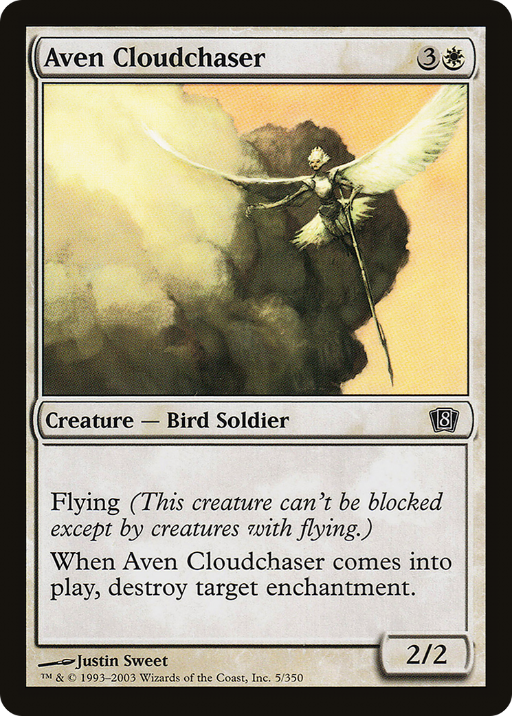 Aven Cloudchaser (8ED-05★) - Eighth Edition Foil