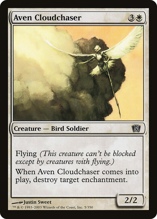 Aven Cloudchaser (8ED-05★) - Eighth Edition Foil