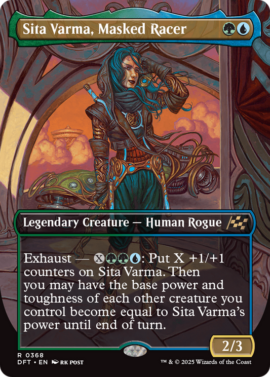 Sita Varma, Masked Racer (Borderless) (DFT-368) - Aetherdrift (Borderless)