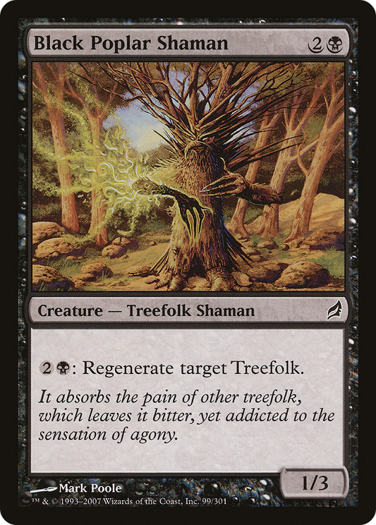 Black Poplar Shaman (LRW-099) - Lorwyn