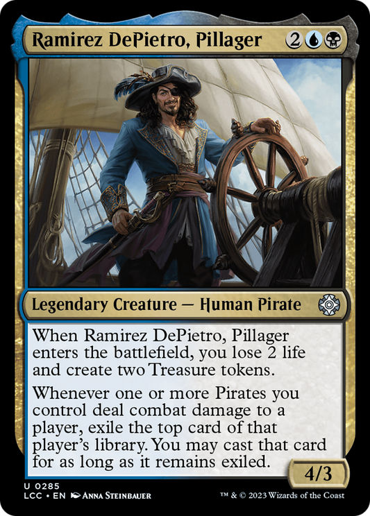 Ramirez DePietro, Pillager (LCC-285) - The Lost Caverns of Ixalan Commander
