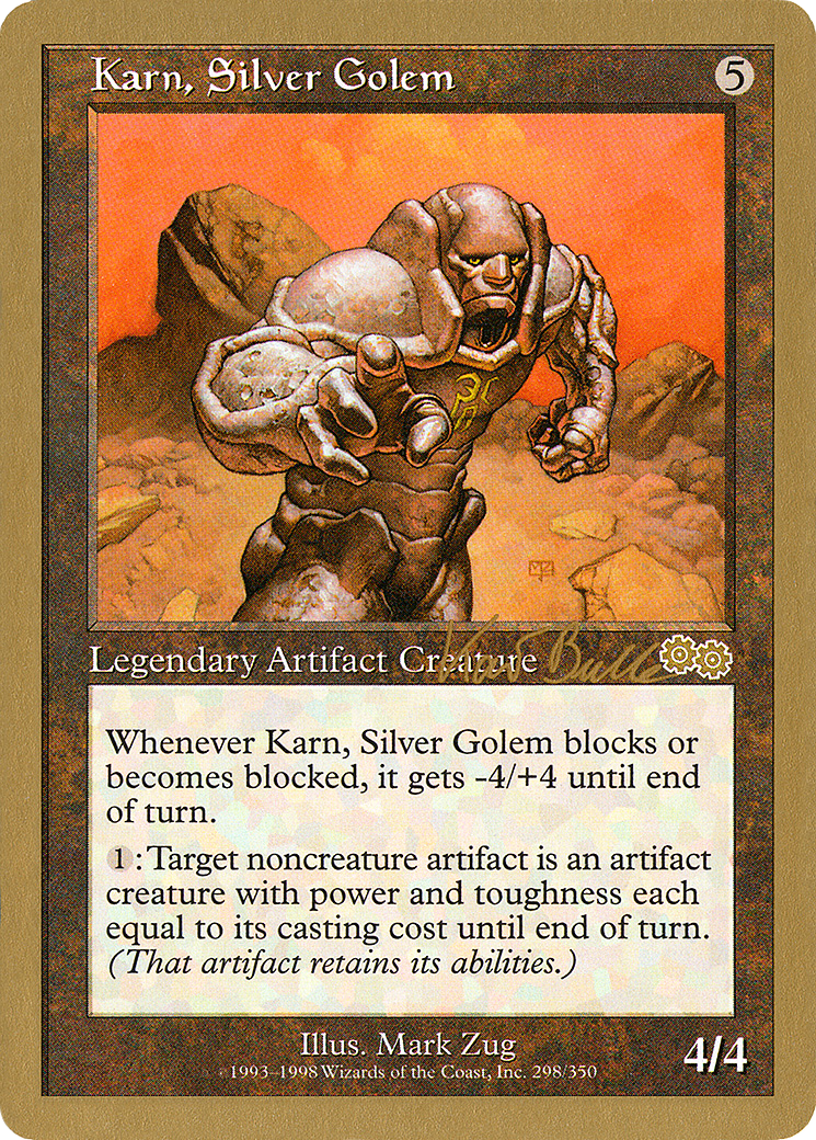 Karn, Silver Golem (WC99-KB298) - World Championship Decks 1999