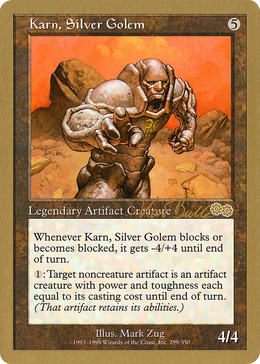 Karn, Silver Golem (WC99-KB298) - World Championship Decks 1999