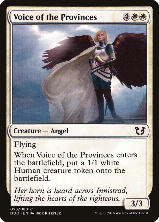 Voice of the Provinces (DDQ-023) - Duel Decks: Blessed vs. Cursed