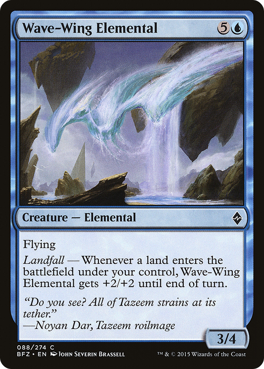 Wave-Wing Elemental (BFZ-088) - Battle for Zendikar