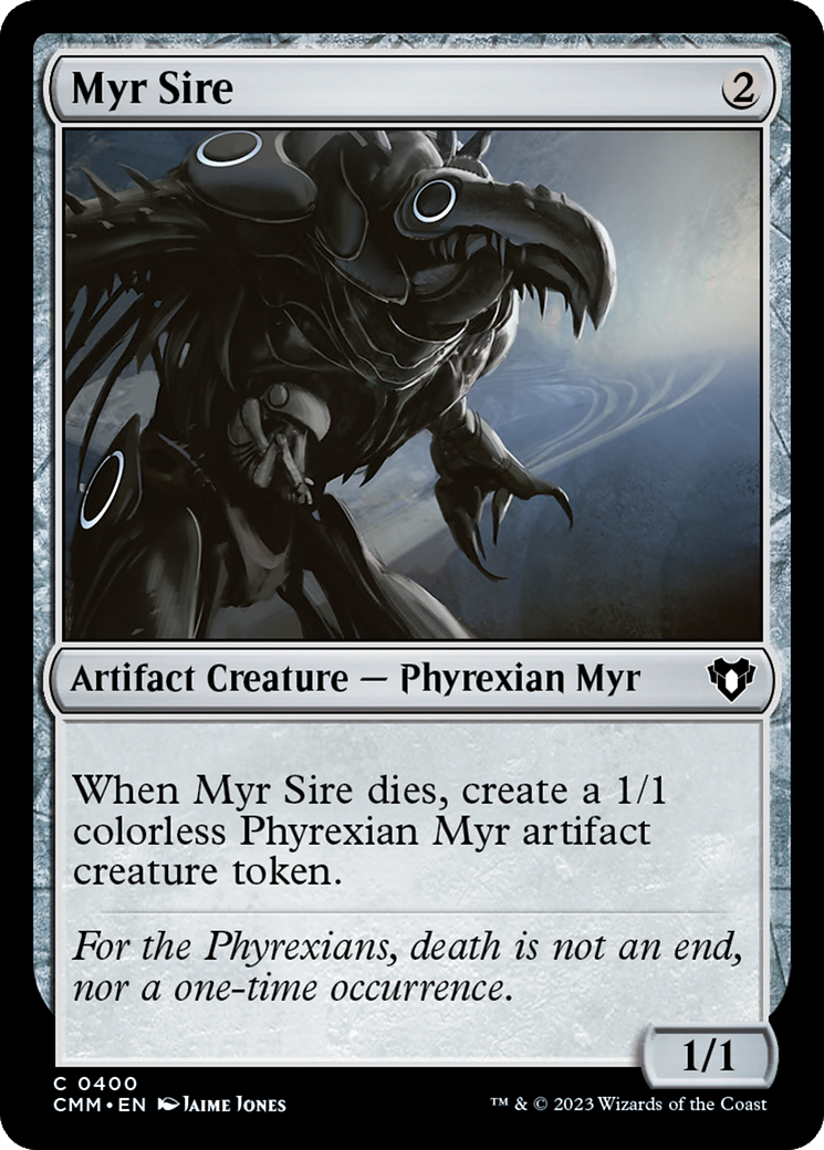 Myr Sire (CMM-400) - Commander Masters Foil