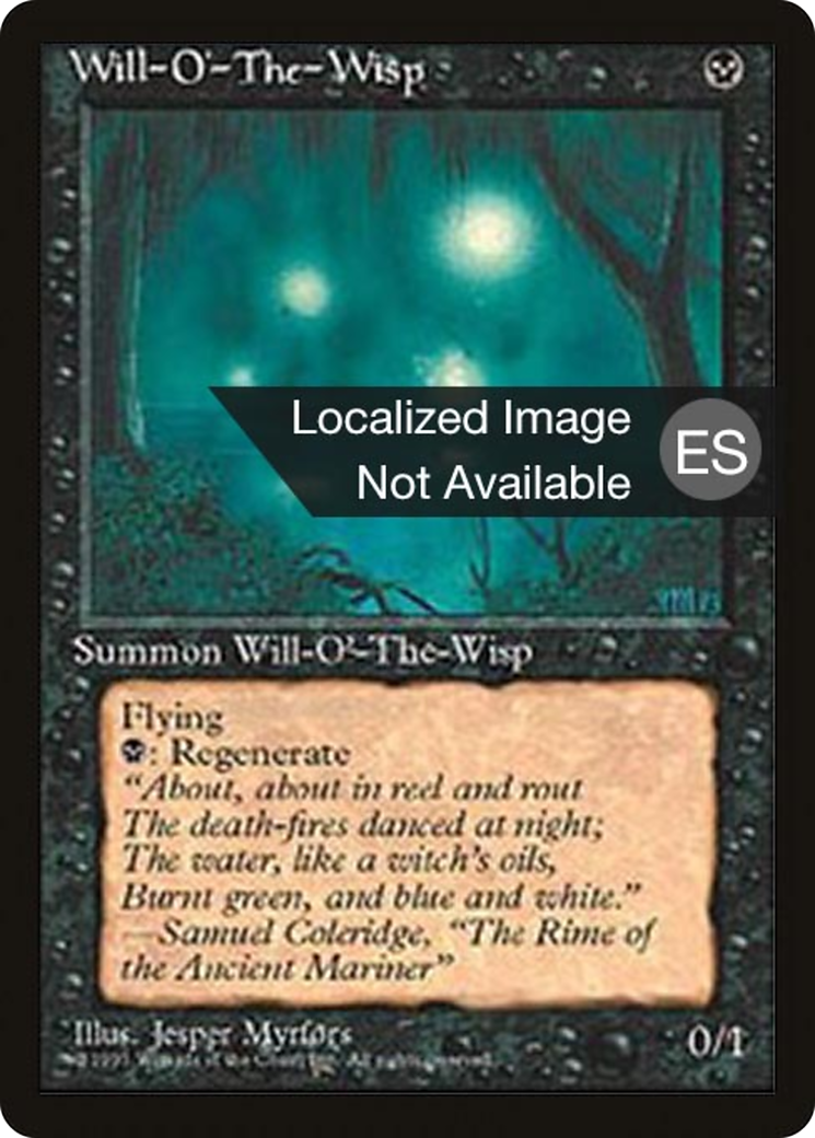 Will-o'-the-Wisp (4BB-171) - Fourth Edition Foreign Black Border