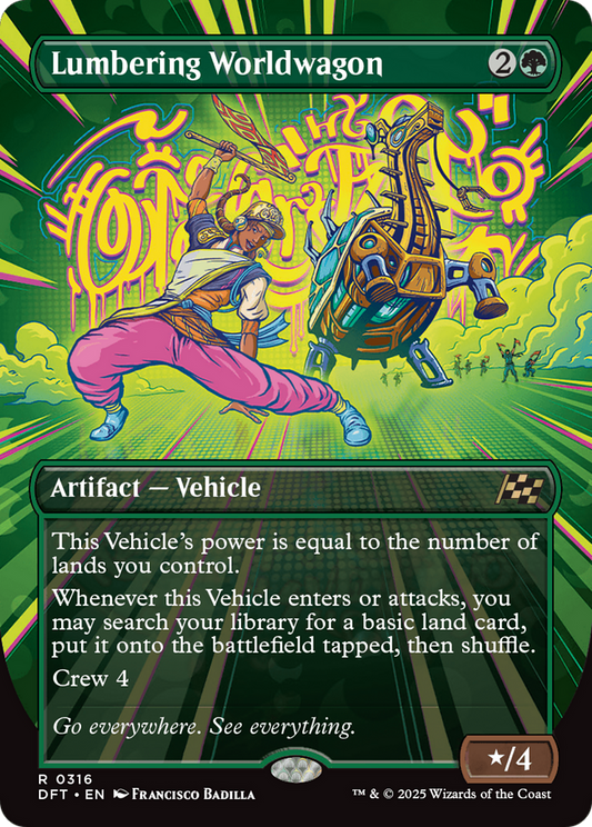 Lumbering Worldwagon  (Borderless)(DFT-316) - Aetherdrift