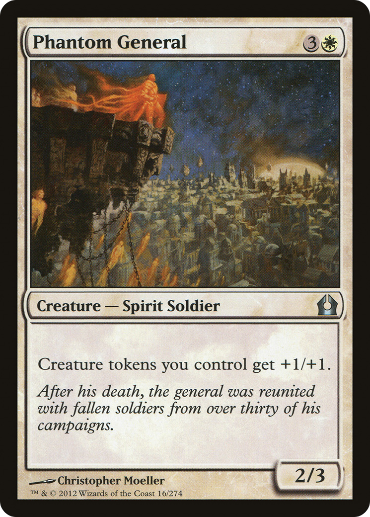 Phantom General  (RTR-016) - Return to Ravnica Foil
