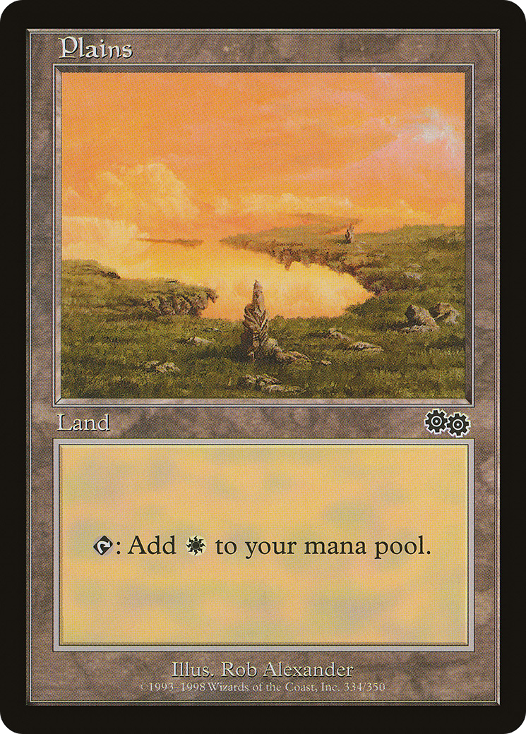 Plains (USG-334) - Urza's Saga