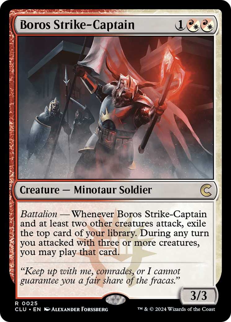 Boros Strike-Captain (CLU-025) - Ravnica: Clue Edition