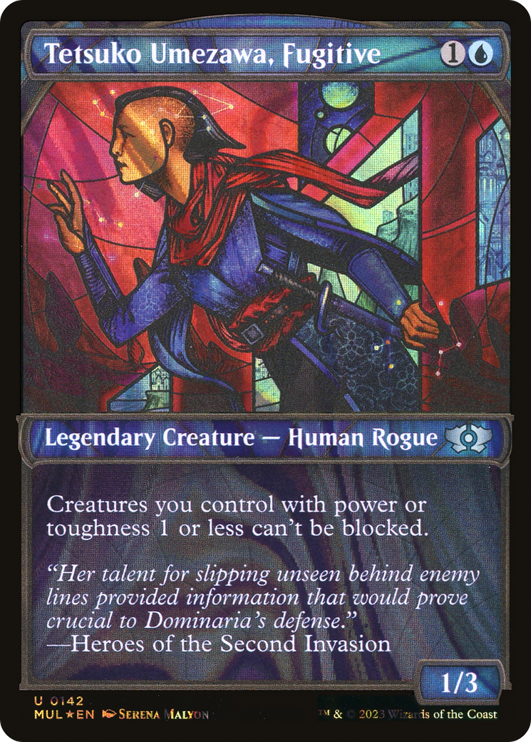 Tetsuko Umezawa, Fugitive (MUL-142) - Multiverse Legends: (Showcase) Foil