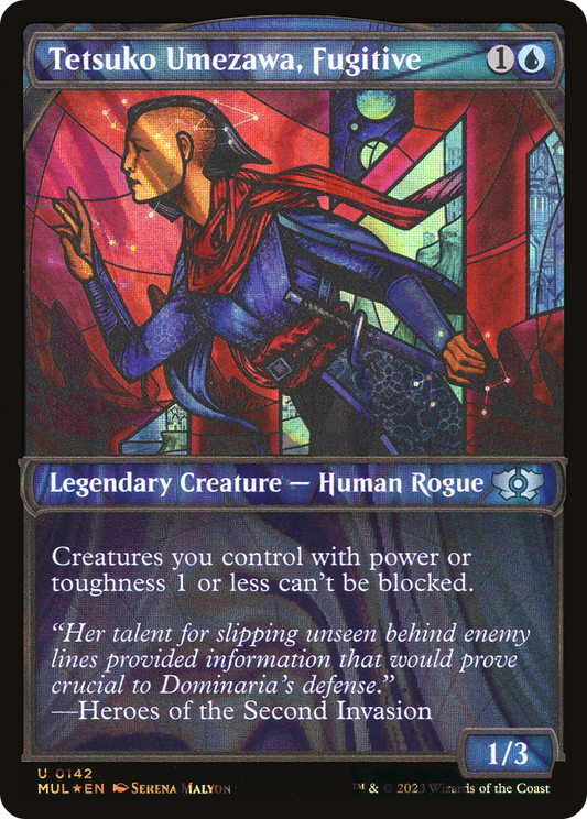 Tetsuko Umezawa, Fugitive (MUL-142) - Multiverse Legends: (Showcase) Foil