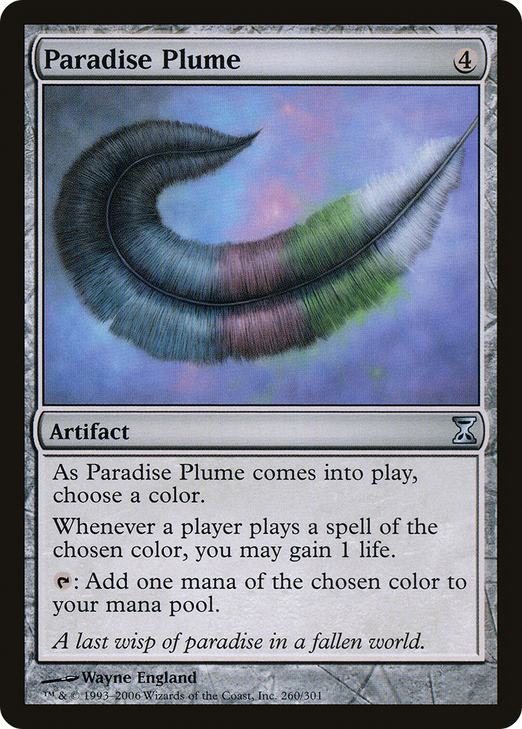 Paradise Plume (TSP-260) - Time Spiral Foil