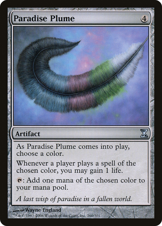 Paradise Plume (TSP-260) - Time Spiral Foil