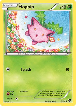Hoppip 003/114 - XY  Steam Siege Normal - Common