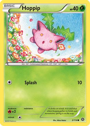 Hoppip 3/114 - Steam Siege Reverse Holofoil