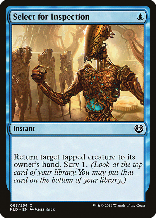 Select for Inspection (KLD-063) - Kaladesh Foil