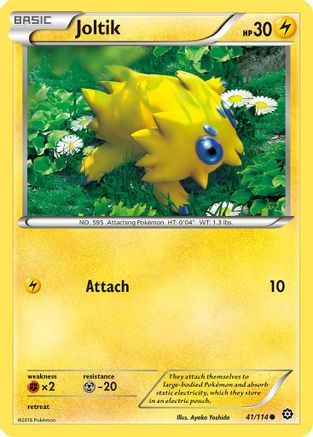 Joltik 041/114 - XY  Steam Siege Reverse Holofoil - Common