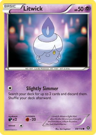 Litwick 48/114 - Steam Siege Reverse Holofoil