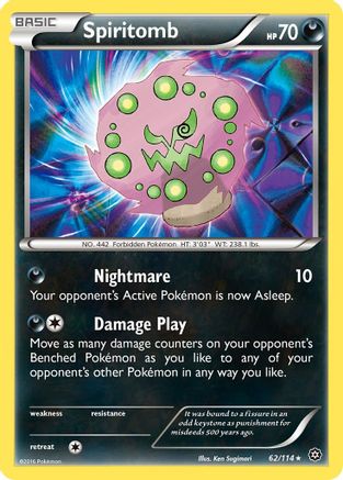 Spiritomb 62/114 - Steam Siege Reverse Holofoil