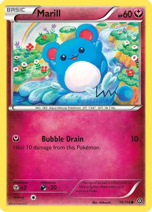 Marill 076/114 - XY  Steam Siege Normal - Common