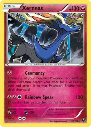 Xerneas 81/114 - Steam Siege Reverse Holofoil