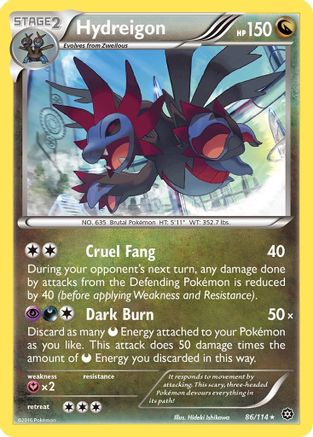 Hydreigon 86/114 - Steam Siege Holofoil