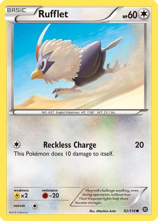 Rufflet 92/114 - Steam Siege Reverse Holofoil