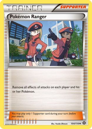 Pokémon Ranger 104/114 - Steam Siege Reverse Holofoil