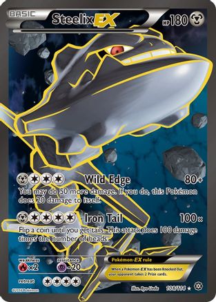 Steelix EX (Full Art) 108/114 - XY  Steam Siege Holofoil - Ultra Rare