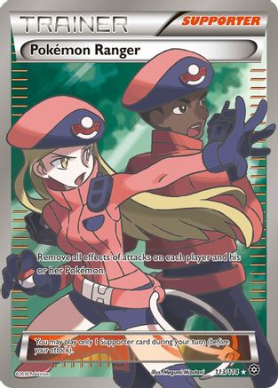 Pokemon Ranger (Full Art) (113/114) - XY  Steam Siege Holofoil - Ultra Rare