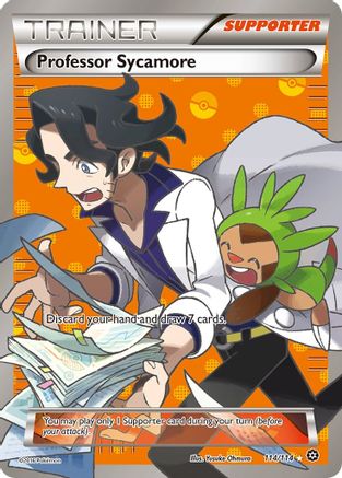 Professor Sycamore 114/114 - Steam Siege Holofoil