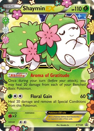 Shaymin-EX XY148/211 - XY Black Star Promos Holofoil