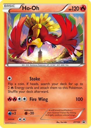 Ho-Oh XY153/211 - XY Black Star Promos Holofoil