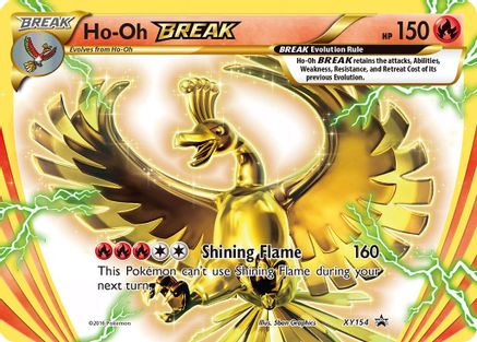 Ho-Oh BREAK XY154/211 - XY Black Star Promos Holofoil