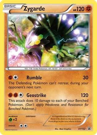 Zygarde XY152 - XY Promos Holofoil - Promo
