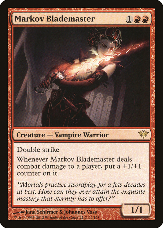 Markov Blademaster (DKA-096) - Dark Ascension Foil