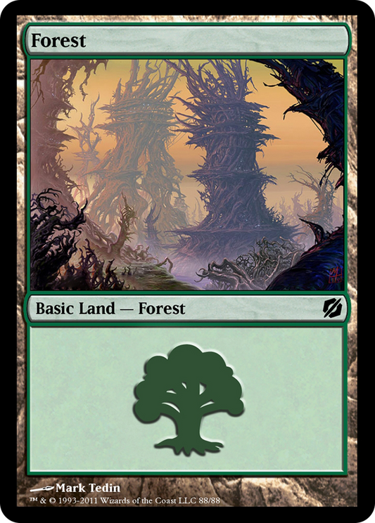 Forest (TD2-088) - Duel Decks: Mirrodin Pure vs. New Phyrexia