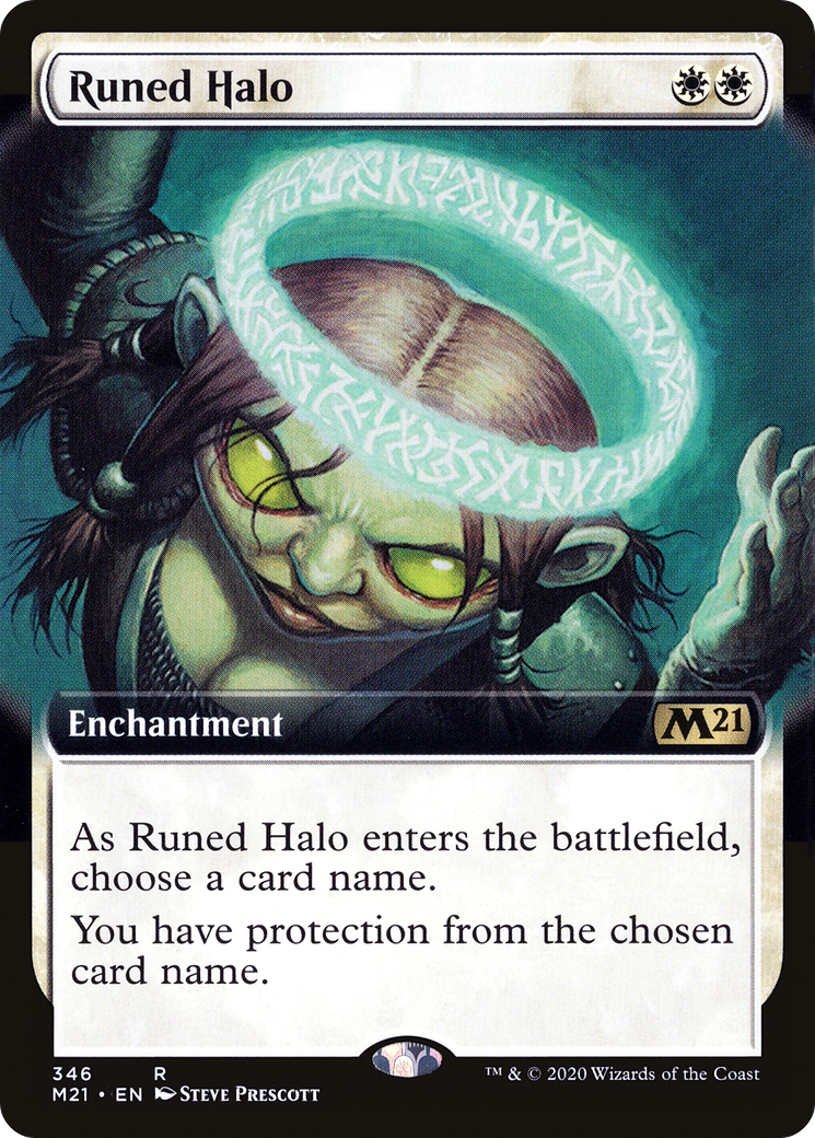 Runed Halo (M21-346) - Core Set 2021: (Extended Art)