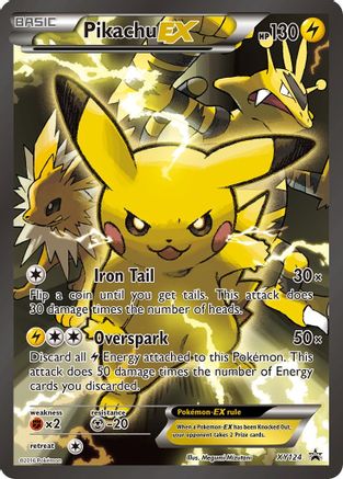 Pikachu-EX XY124/211 - XY Black Star Promos Holofoil