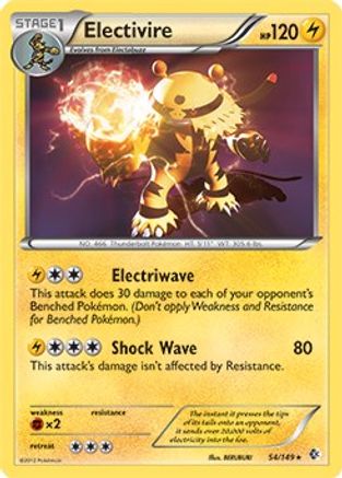 Electivire - 54/149 (BW Boundaries Crossed) 54 - Deck Exclusives