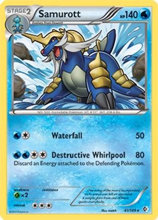 Samurott - 41/149 (BW Boundaries Crossed) 41 - Deck Exclusives